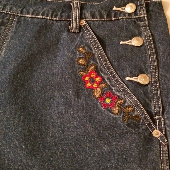 NWOT Women's Vintage Denim Overall Shorts - Picture 2 of 8